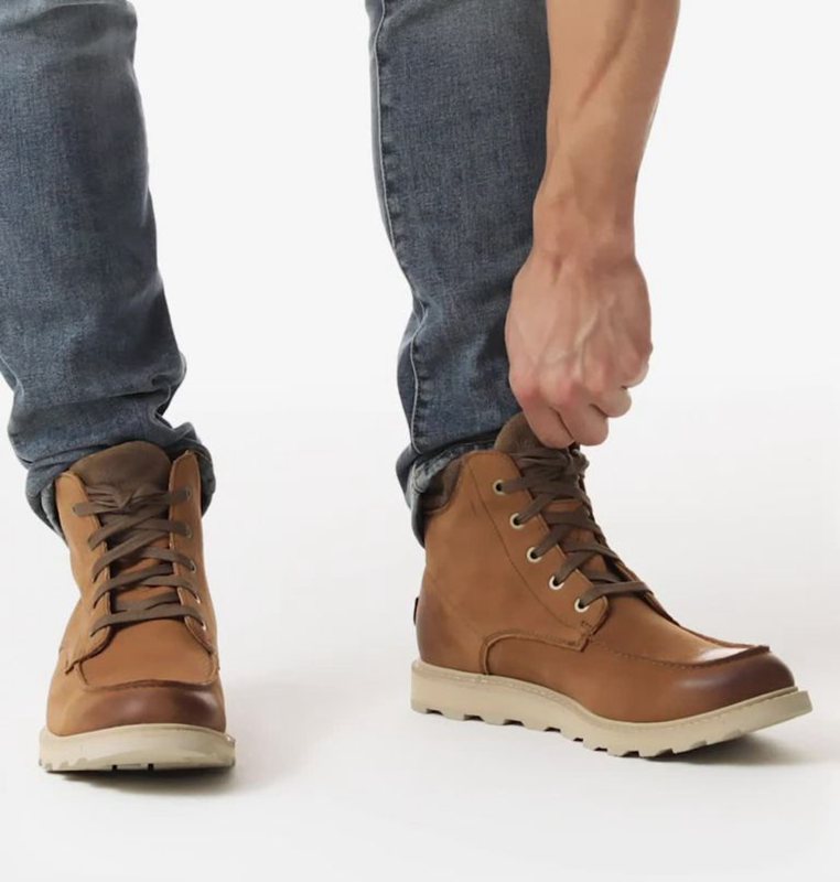 Mens Booties Brown - Sorel Madson™ II Moc Toe - 045-WRFVCE